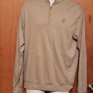 PETER MILLAR LONG SLEEVE ZIP UP SHIRT